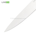 Couteau à viande 8 pouces avec poignée ergonomique Pakkawood